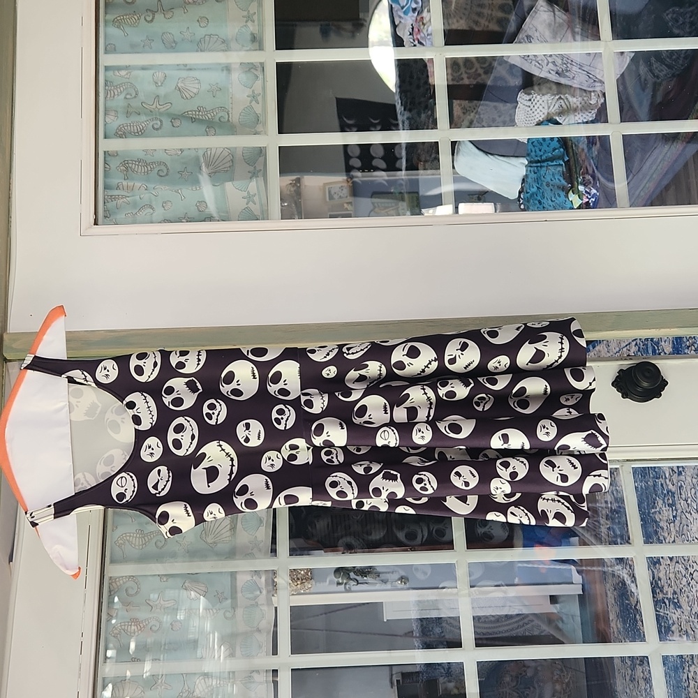 Jack Skellington look skater dress